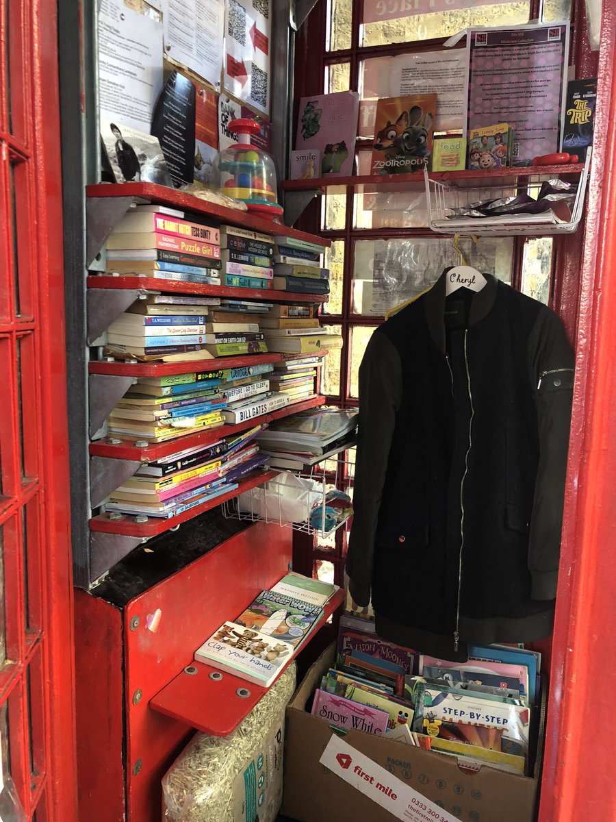 PlaceKaths's tweet image. Thanks, everyone whose helped topup with lots more #Freestuff our We Care #UnderTheRainblow #Phonebox on #DeptfordHighStreet #Deptford it was wiped out over #Christmas ready 4 its refurbishment in Feb, sadly due 2 the 2 people who keep trashing it, we will be putting in CCTV