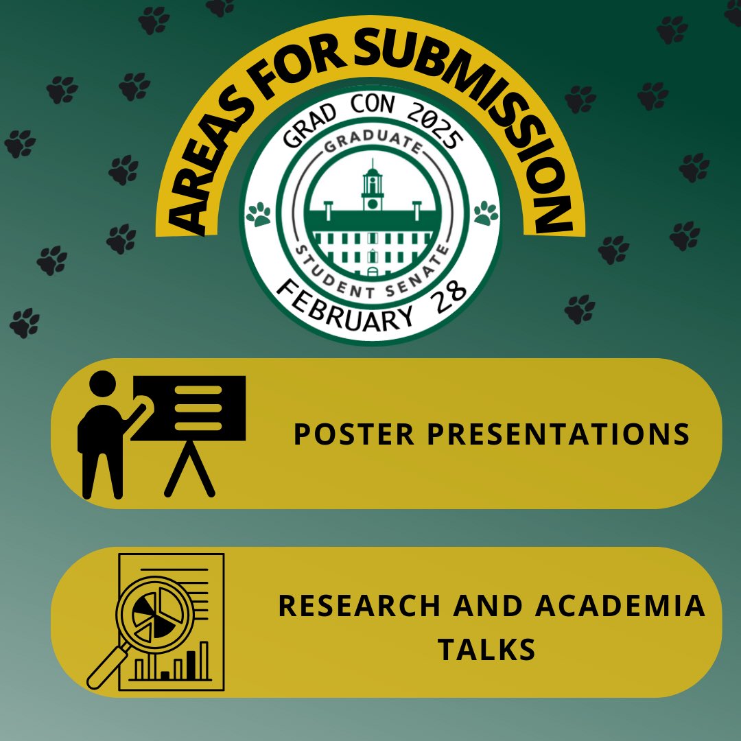 OHIO Graduate Student Senate(GSS) (@ougradsenate) on Twitter photo ⏳ The countdown is on! ONLY 6 DAYS LEFT to submit your proposals for Grad Con 2025!
🗓️ Deadline: January 12, 2025
🎓 Event Date: February 28, 2025
📩 Submit now by scanning the QR code or contacting us at as283320@ohio.edu or gss@ohio.edu.
#GradCon25 #Countdown #Research ⏳ The countdown is on! ONLY 6 DAYS LEFT to submit your proposals for Grad Con 2025!
🗓️ Deadline: January 12, 2025
🎓 Event Date: February 28, 2025
📩 Submit now by scanning the QR code or contacting us at as283320@ohio.edu or gss@ohio.edu.
#GradCon25 #Countdown #Research