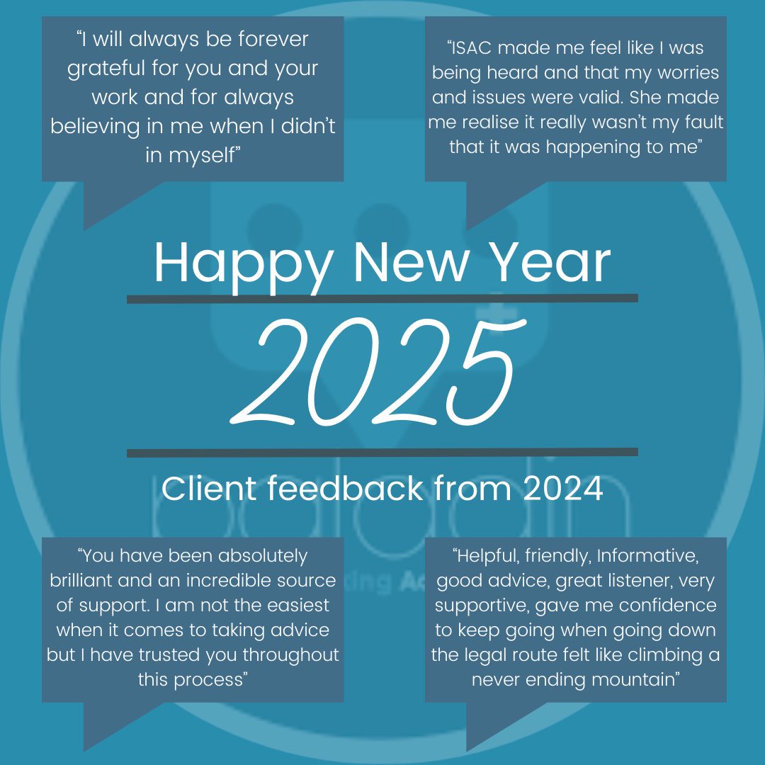 Happy New Year. Paladin wishes you all the best for 2025. 🎉

2024 was a very busy year and we believe it is important to reflect on the work we have done to support victims of stalking throughout.

Here is just some of the lovely feedback we received in 2024. ☺️