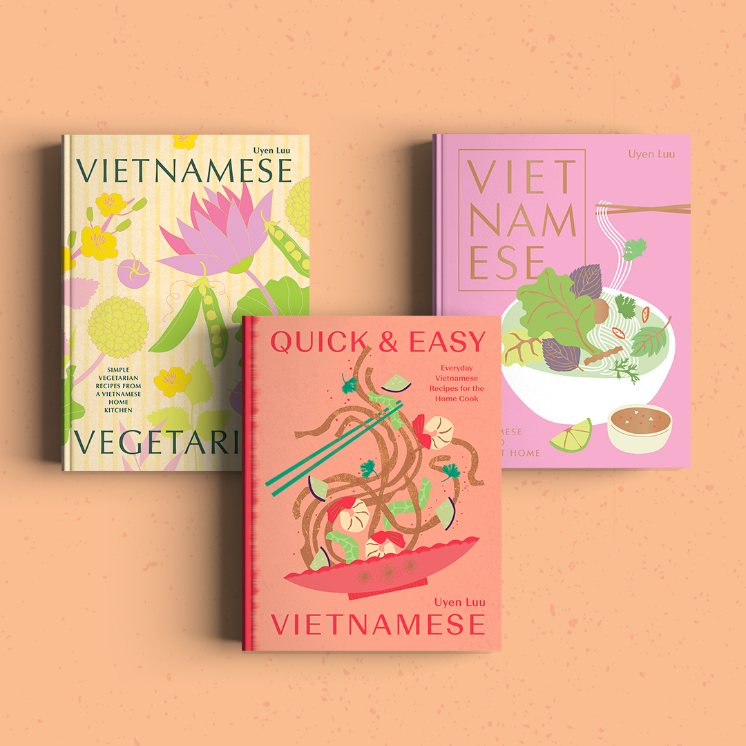If you want to buy any Vietnamese cookbooks, you'll love mine. Out now, everywhere! Get in touch if you want signed copies