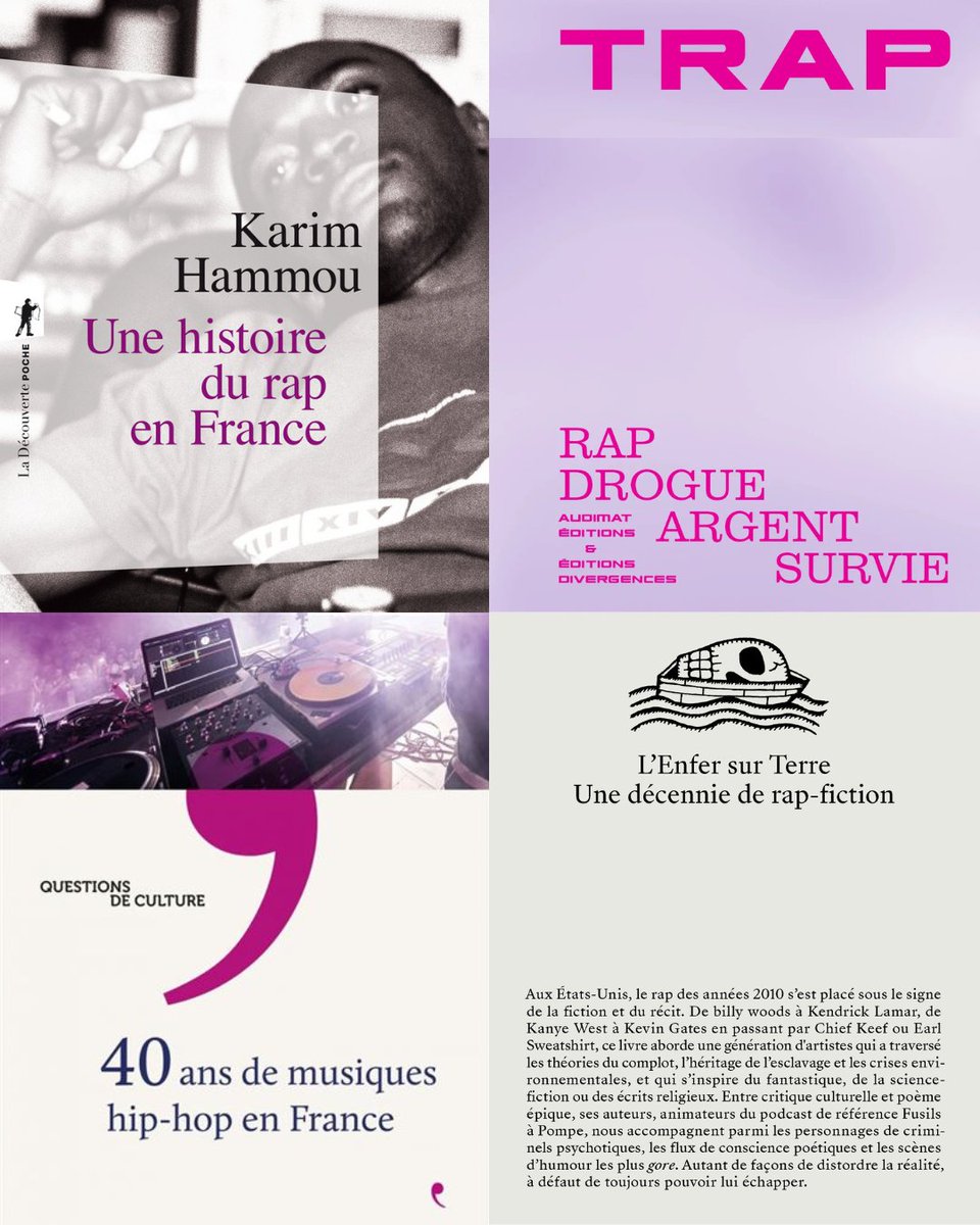 Cinq livres autour du rap à lire absolument. 

Thread à dérouler. 
Signé <a href="/aryhoover/">arystyde🧌🧟</a>