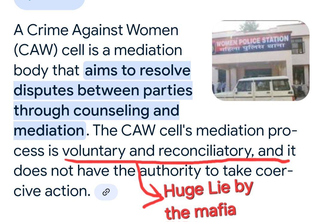 BerlinFamilyman's tweet image. CAW cell mediation is voluntary and reconciliatory but see what happens in India, they become semi lord proxy courts… 

Anti corruption bureau should do a periodic surgical procedure on them..

#PoliceReforms