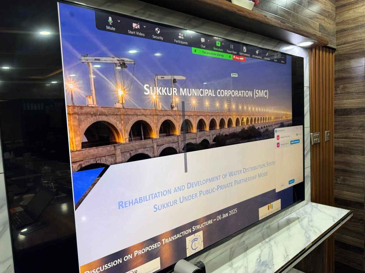 BRArsalanSheikh's tweet photo. Allhamdulilah, the design &amp; other modalities of project for provision of cleaning drinking water to Citizens of Sukkur City has entered into final stage. InshAllah, soon Sukkur will be the first city wherein every household will have access to clean drinking water. Jeay Bhutto https://t.co/NrX9gLFU7x