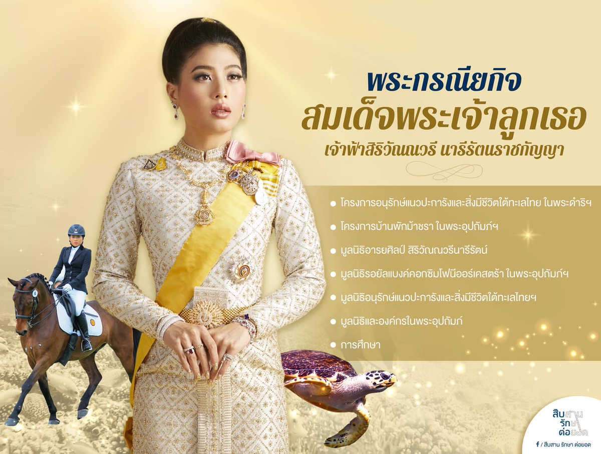 พระกรณียกิจสมเด็จพระเจ้าลูกเธอ เจ้าฟ้าสิริวัณณวรี นารีรัตนราชกัญญา