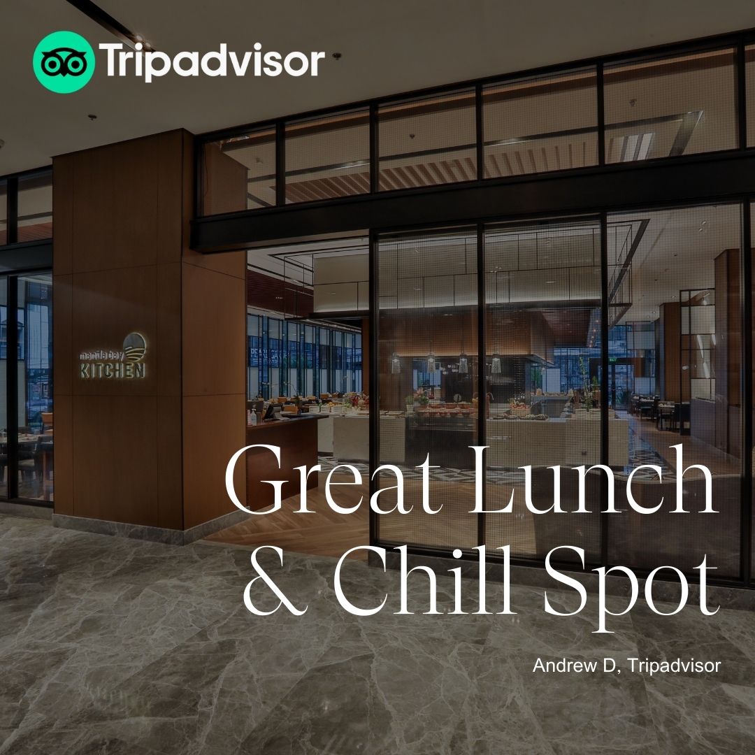 sheratonmnlbay's tweet photo. "Excellent ambiance, clean restaurant. Would recommend for business meetings &amp; as a nice quiet lunch spot with great food. The French onion soup was top-notch!" – Andrew D

Thank you, Andrew, for this wonderful review!  #ManilaBayKitchen #SheratonManilaBay #TripAdvisor https://t.co/8erGfY6d7k