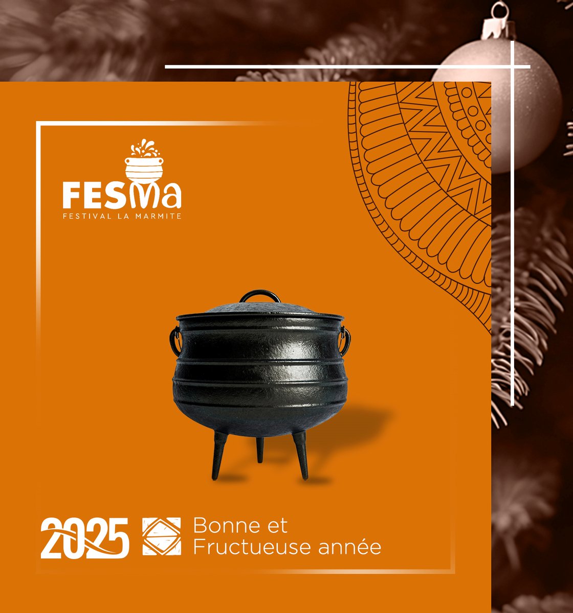 Fesma_2022's tweet photo. Que 2025 soit pour vous une année d’opportunités.
#gastronomie #fesma #cuisinetogolaise #marmitesafricaines https://t.co/KN5jWhB0RW