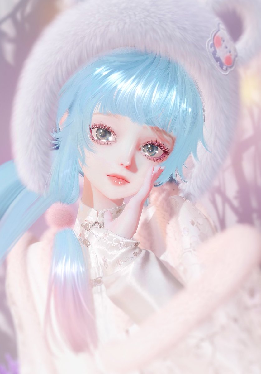 この髪型がとてもかわいい🐻‍❄️

#キラパラ加工