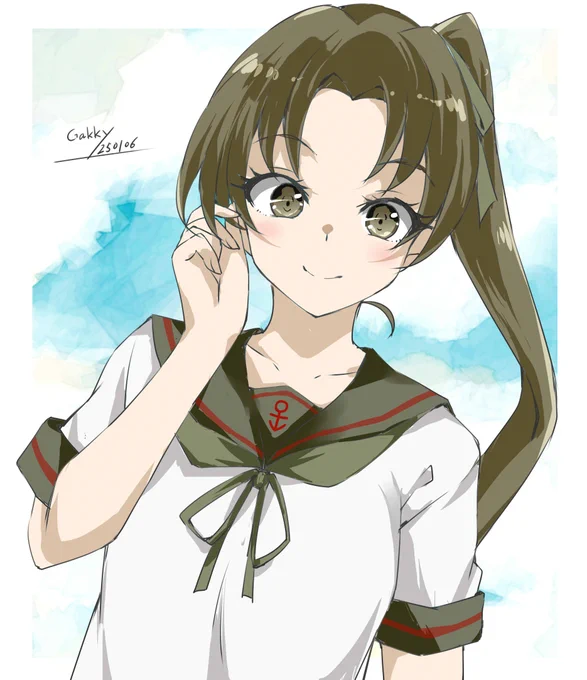 #艦これ版深夜の真剣お絵描き60分一本勝負 #艦これ版真剣お絵描き60分一本勝負_20250106綾波 