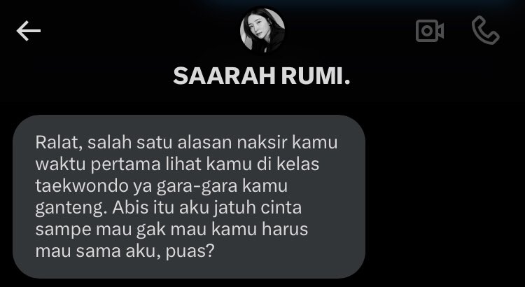 ㅤ
ㅤ
Harus diabadikan. Karena berapa puluh kalipun dengar pengakuin ini, selalu jadi pembangkit mood.
ㅤ
ㅤ