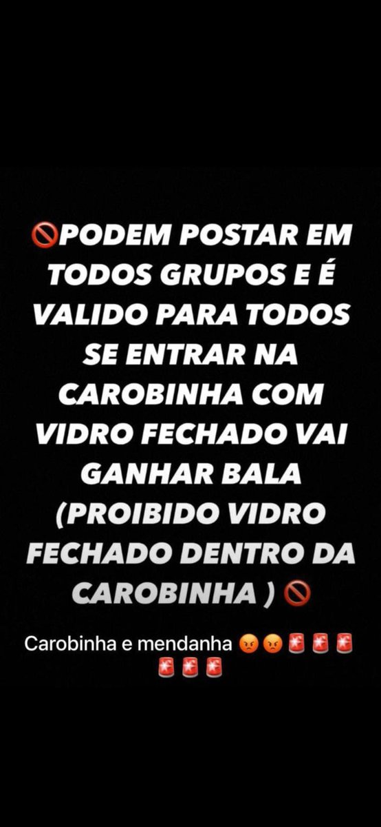 Alo_Carobinha's tweet photo. Atenção você que morador da carobinha,cuidado porque após a morte de mais um miliciano na carobinha esses vermes da Milicia passaram a ameaçar a população de fuzilar carro de morador com medo dos inimigos.Lembrando que o medo ja fez eles atirarem em uma família e um uber . https://t.co/MQYMQnhBrx