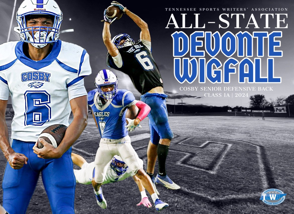 Against Cloudland in October, Cosby senior Devonte Wigfall had the high school version of his “Heisman moment.”

That night, and this season in general, he has made plays that make him worthy of his newest and final award as an Eagle football player, as he was voted to the