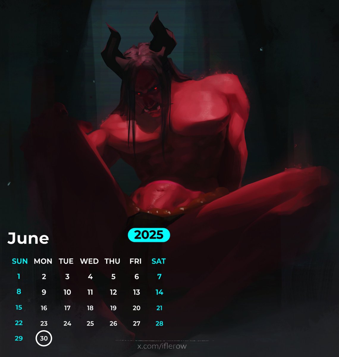 iflerow's tweet image. HI LOVES, me and other artists decided to put together a 2025 SMITE Calendar free to download and print out for everyone! 
Here's my entry, enjoy❣️

#SMITE #SMITE2 #SMITEArt