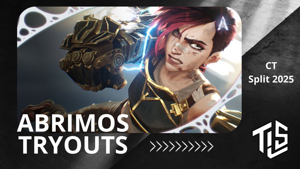 Abrimos tryouts para todas las posiciones de cara al siguiente split de CT ⚡️
Si quieres unirte a nuestro equipo, ¡este es tu momento! Mándanos un MD para más info. 💥