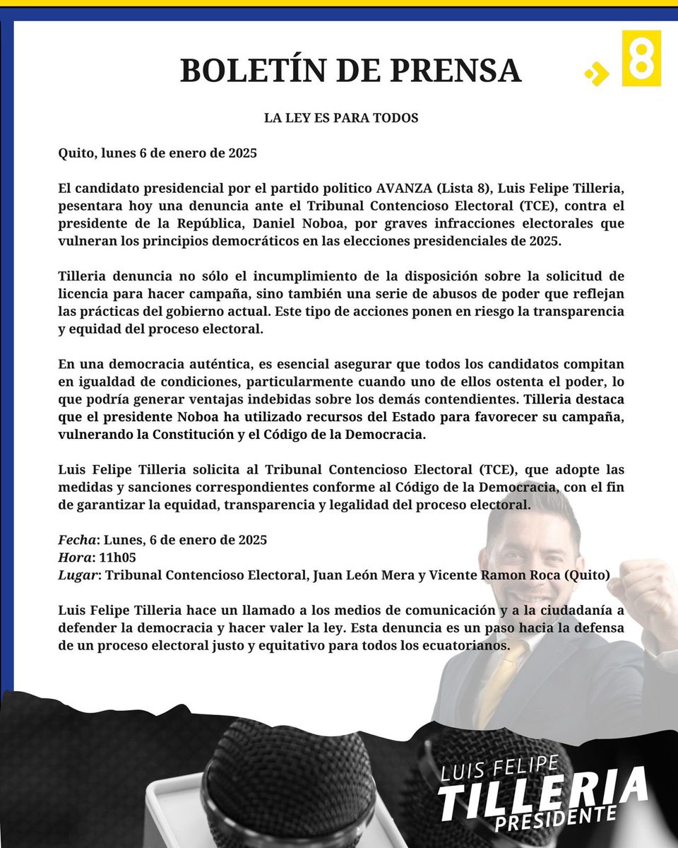 LuchoTilleria's tweet photo. ATENTI MI #ECUADOR 🇪🇨
Hay que #Resetear el sistema. 

Todos los medios contactarse con 0987732499 Dra Letamendi 

#Tilleria 
#DictaduraNO
#TilleriaPresidente
#Elecciones2025Ec
#Elecciones2025 https://t.co/PrCBUOR3wj