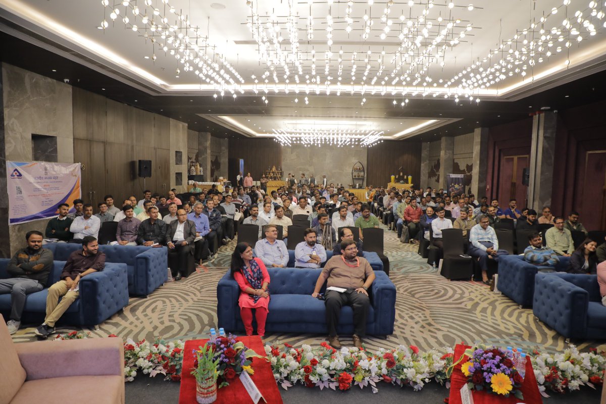 BisSurat's tweet photo. Surat Branch  celebrated the 78th BIS Foundation Day on 6 Jan 25. Shri Mukeshkumar Dalal, MP (Surat), graced the event as Chief Guest, and Shri Nikhil Madrasi, VP (SGCCI), attended as a Prominent Guest. Over 250+ participants joined the celebration.@BisSurat @IndianStandards https://t.co/UaS0tCyEIS