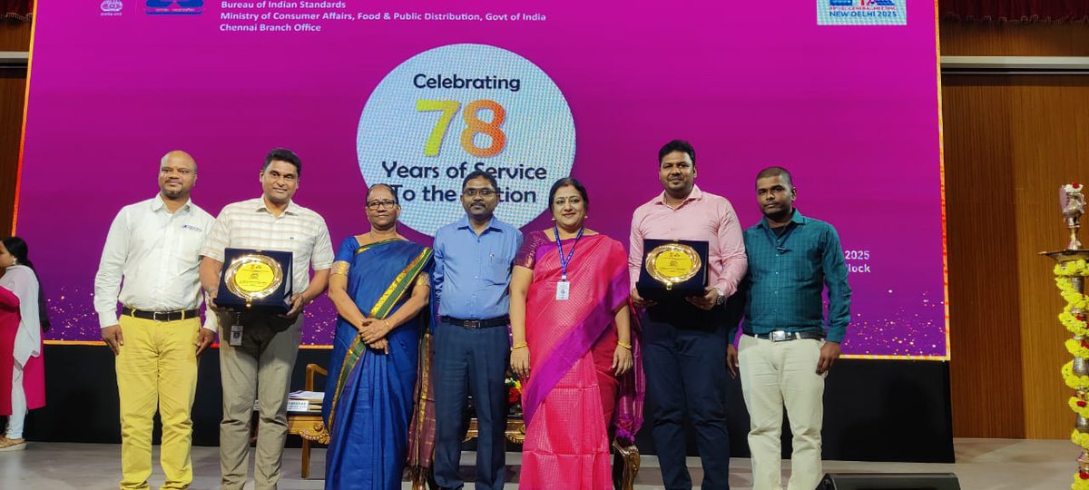 pibchennai's tweet photo. இந்திய தர நிர்ணய அமைவனம் அதன் நிறுவன தினத்தையொட்டி பல்வேறு தொழில்துறையினருடன் கலந்துரையாடல் நிகழ்வை சென்னையில் நடத்தியது.

@IndianStandards @BISChennai 

https://t.co/40CjraMVBd https://t.co/izyg0OgpVu
