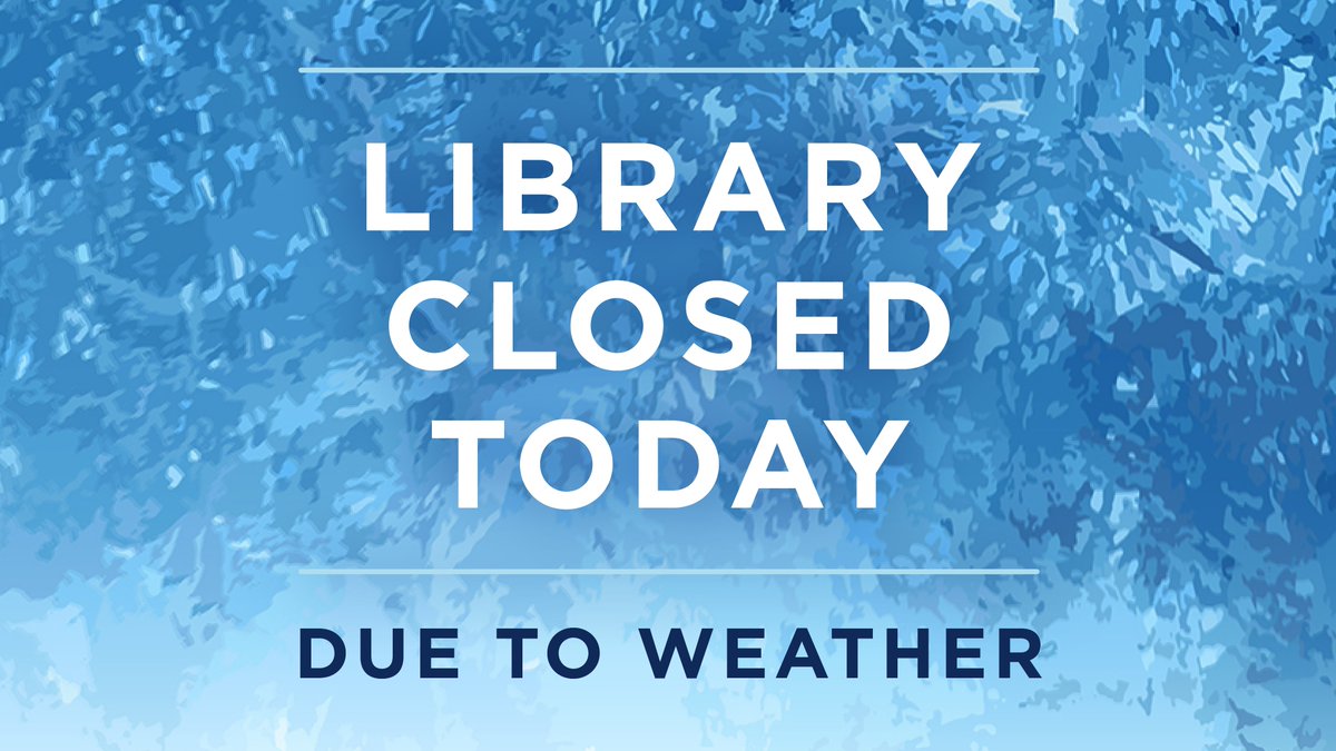 The library is closed today (Mon, Jan 6). More details at carmelclaylibrary.org/news-and-annou….