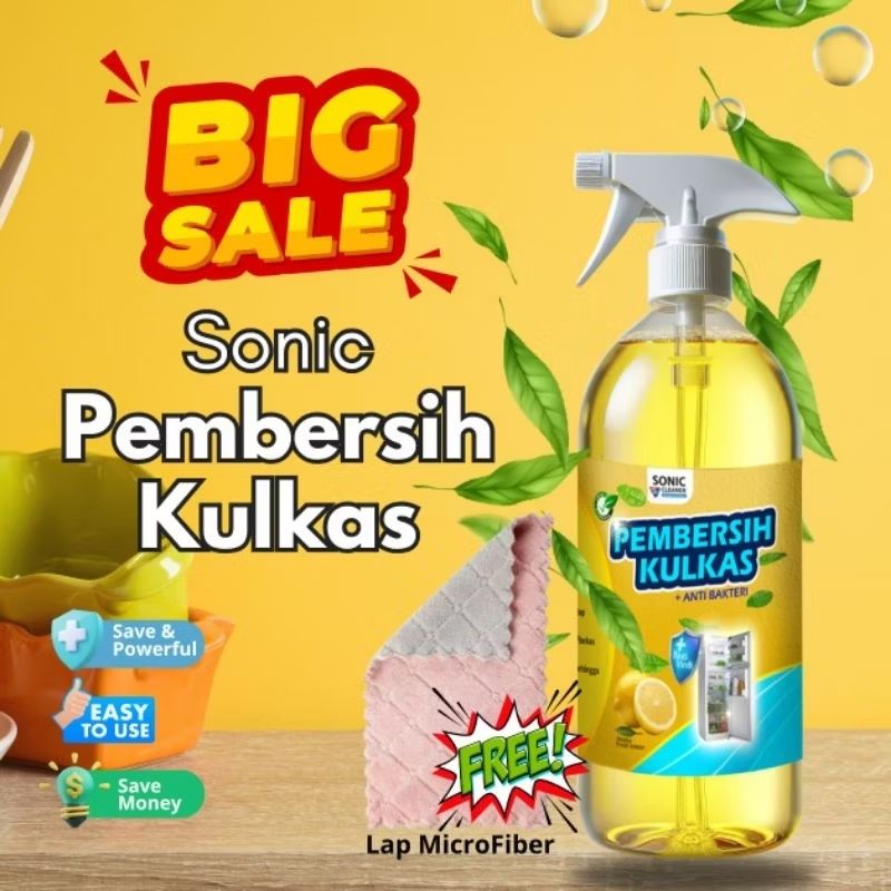 Cek SONIC PEMBERSIH KULKAS Cairan Pembersih Serbaguna 250ml dengan harga Rp14.000. Dapatkan di Shopee sekarang! s.shopee.co.id/VqnfeuHWS?shar…