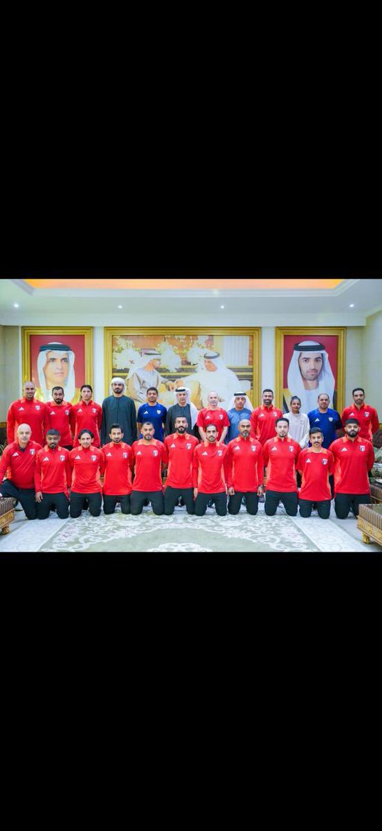It is my pleasure and honor to obtain a B license to train from our second country, the United Arab Emirates, and to be with this distinguished group of trainers and players. Thank you very much.