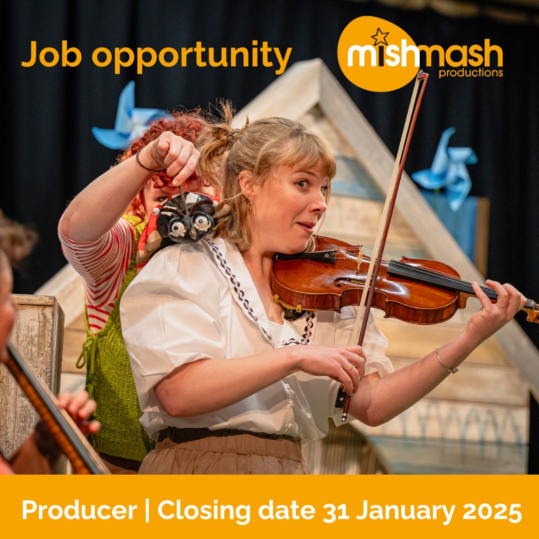 Looking for a new opportunity for 2025? We are currently recruiting for a Producer to join the team.

Full-time fixed-term (35 hours/5 days per week), fixed term until March 2027. We are open to flexible working arrangements. Salary: Up to £30,000.

mishmashproductions.co.uk/wp-content/upl…