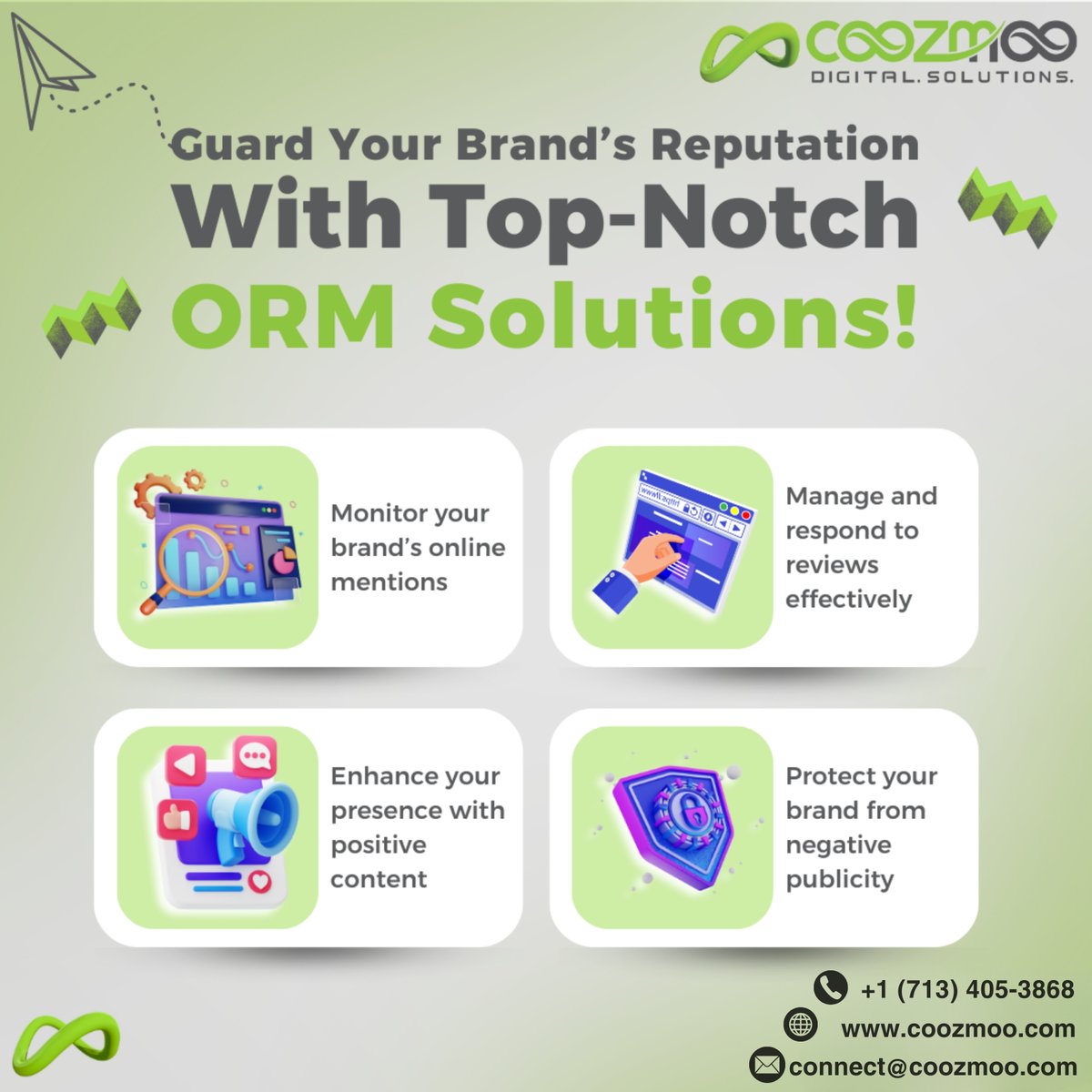 CoozmooDigital's tweet image. Your brand’s online image is vital⚠️‼️

#onlinereputationmanagement #digitalmarketingagency #ormsolutions #DigitalEvolution #brandingtips #leadtheway #marketingdigital #socialmediamarketingagency #explorepage #coozmoodigitalsolutions #marketingagencylife