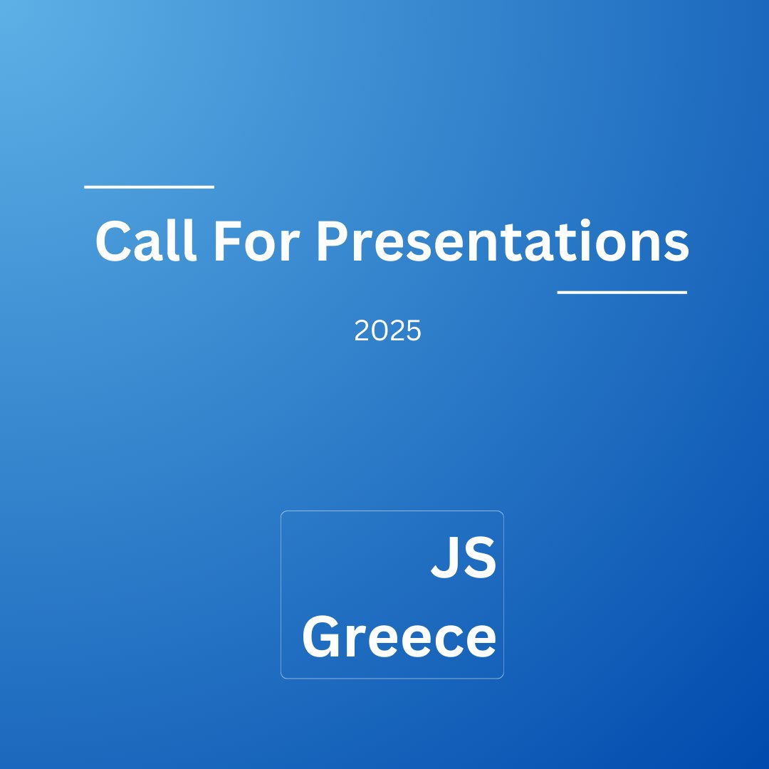Got something to share? 🚀
The Call for Presentations is now open!
If you have an interesting topic for our upcoming meetups, let us know by filling out the form! 🔗

docs.google.com/forms/d/e/1FAI…