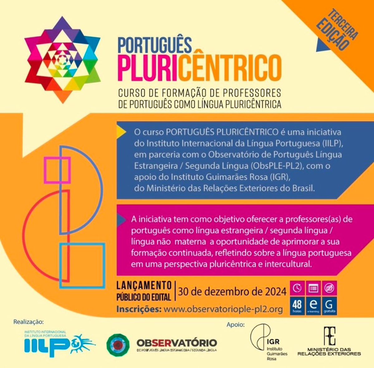 Formulário de inscrição: docs.google.com/forms/d/e/1FAI…