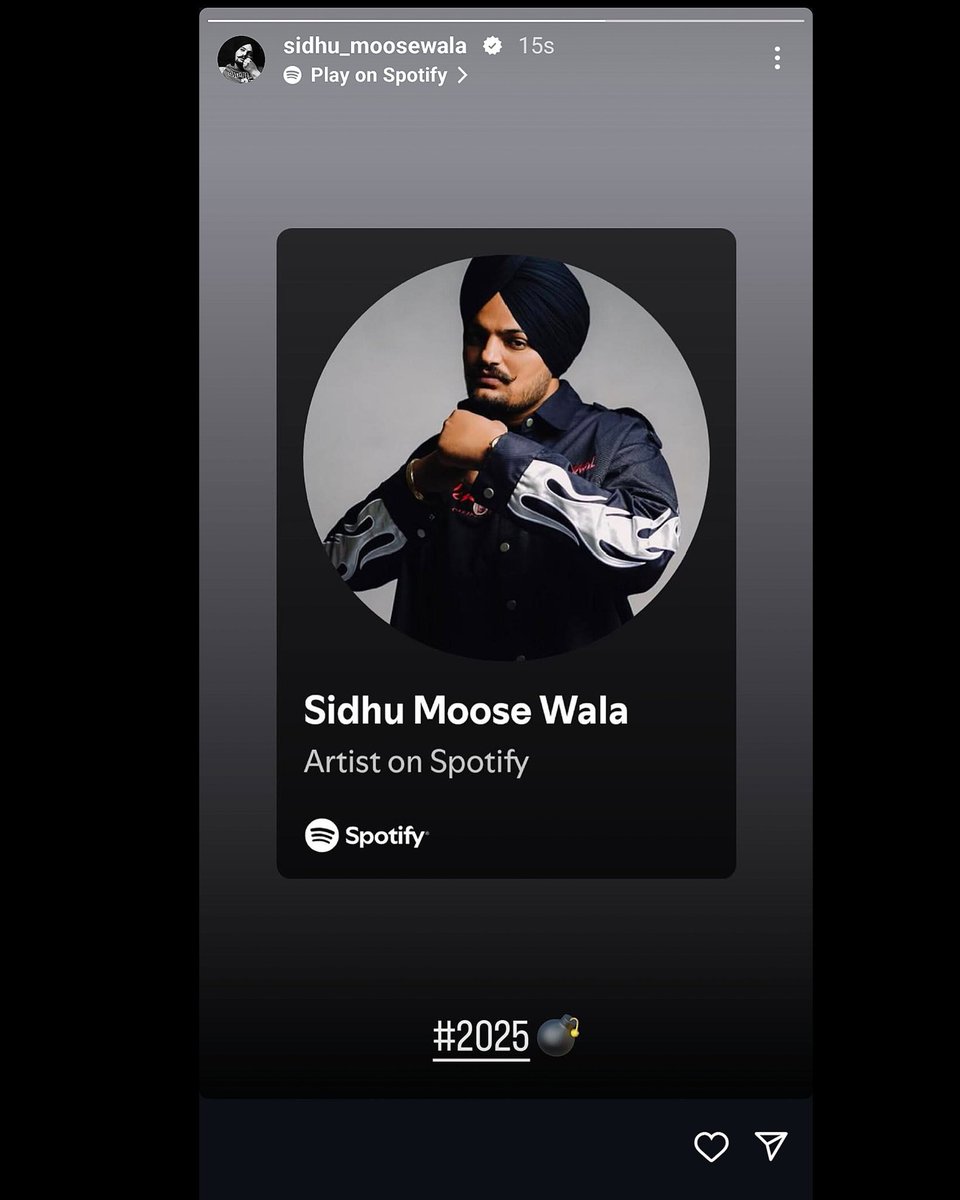 Punjabihitzz's tweet photo. Now that's what im talkin about..

LFG!!  2025 

Via offcial IG 

#SidhuMoosewala 
#Justiceforsidhumoosewala 
(day 953) https://t.co/J1okVdF9i4