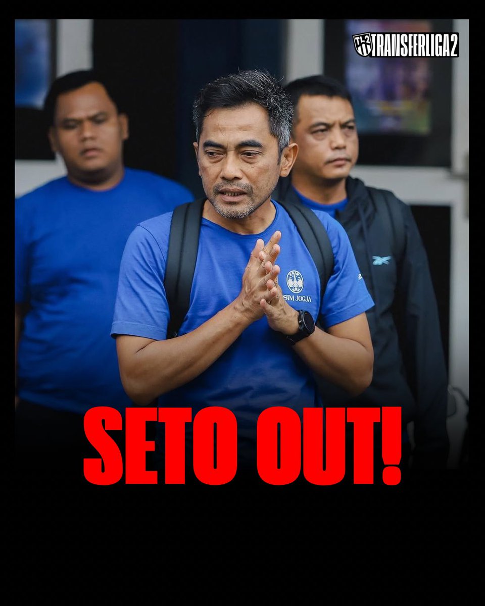 transferliga2's tweet photo. 🚨 SETO OUT ❗️
Masih dihari yang sama dengan hengkangnya Shin Tae Yong, kini giliran PSIM Jogja resmi mengistirahatkan Seto Nurdiantoro sebagai pelatih kepala, Erwan Hendarwanto, sang asisten pelatih ditunjuk untuk menggantikan posisi pelatih kepala.
#TransferLiga2 https://t.co/bOSiyXGrBe
