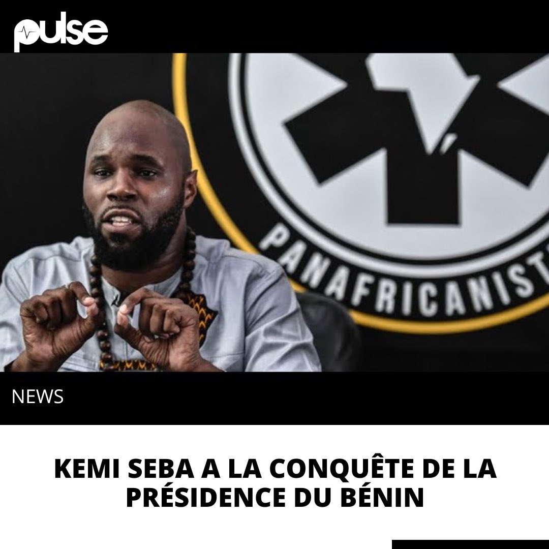Pulse Sénégal (@pulsesenegal) on Twitter photo Il n'en est plus à la révolte dans les manifestations. Il n'en est plus à la contestation dans les livres. Il n'en est plus à se laisser diriger : <a href="/KemiSeba1/">Kemi Seba Officiel</a> veut diriger. Devenir Président du Bénin 🇧🇯
#pulsenews
L’intégralité : pulse.sn/articles/polit… Il n'en est plus à la révolte dans les manifestations. Il n'en est plus à la contestation dans les livres. Il n'en est plus à se laisser diriger : <a href="/KemiSeba1/">Kemi Seba Officiel</a> veut diriger. Devenir Président du Bénin 🇧🇯
#pulsenews
L’intégralité : pulse.sn/articles/polit…