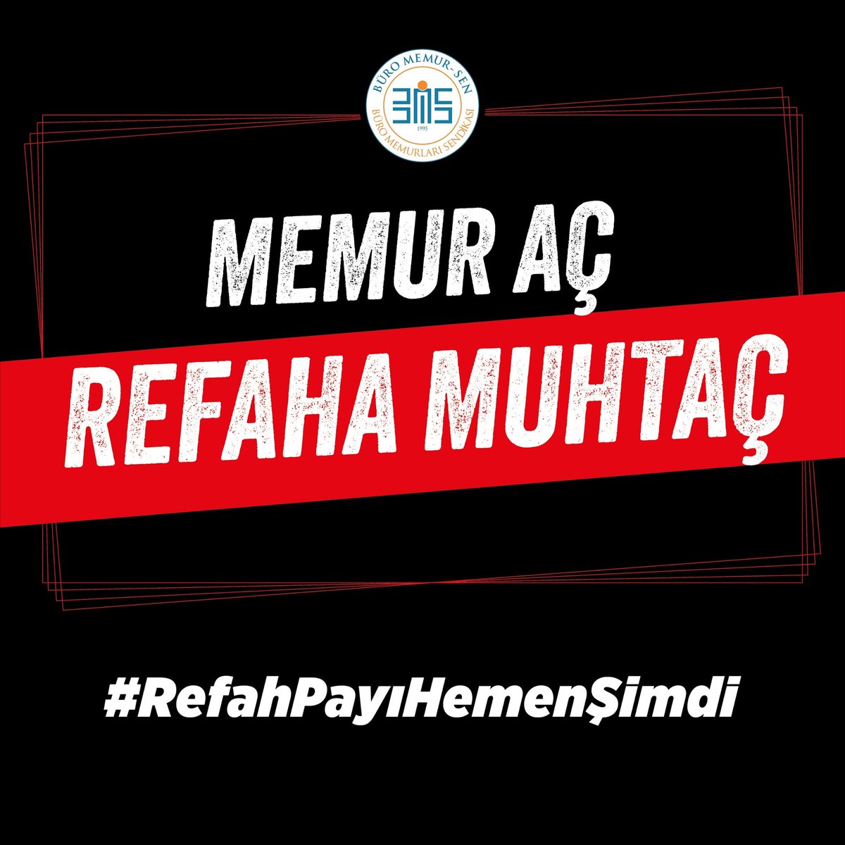 Bir taraftan fiyatlar artıyor alım gücümüz azalıyor, diğer taraftan maaşımızdaki kesintimiz artıyor harcanabilir tutarımız azalıyor.

#RefahPayıHemenŞimdi