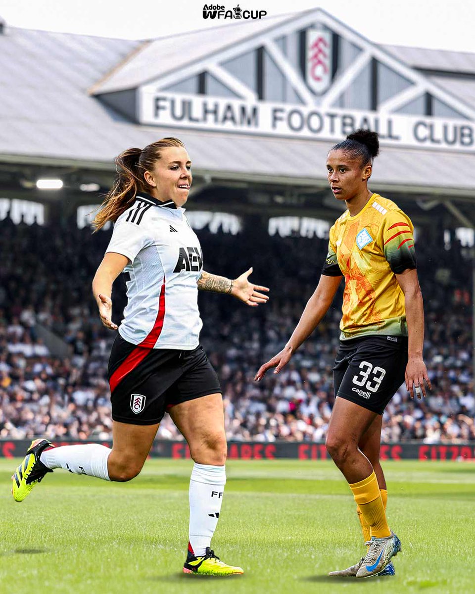 Adobe Women's FA Cup (@adobewfacup) on Twitter photo The #AdobeWomensFACup fourth round this weekend will see a London derby at Craven Cottage as <a href="/FulhamFCWomen/">Fulham FC Women</a> host <a href="/LC_Lionesses/">London City Lionesses</a> 🤩 The #AdobeWomensFACup fourth round this weekend will see a London derby at Craven Cottage as <a href="/FulhamFCWomen/">Fulham FC Women</a> host <a href="/LC_Lionesses/">London City Lionesses</a> 🤩