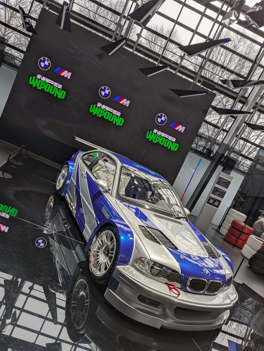 _InfamousGRouse's tweet image. I&apos;m glad I was able to visit BMW Welt to see the awesome BMW M3 GTR from Need for Speed Most Wanted before it was removed 😊 Humbling to see the impact this has had, and by extension the games, on so many people. #needforspeed #needforspeedmostwanted #needforspeedunbound
