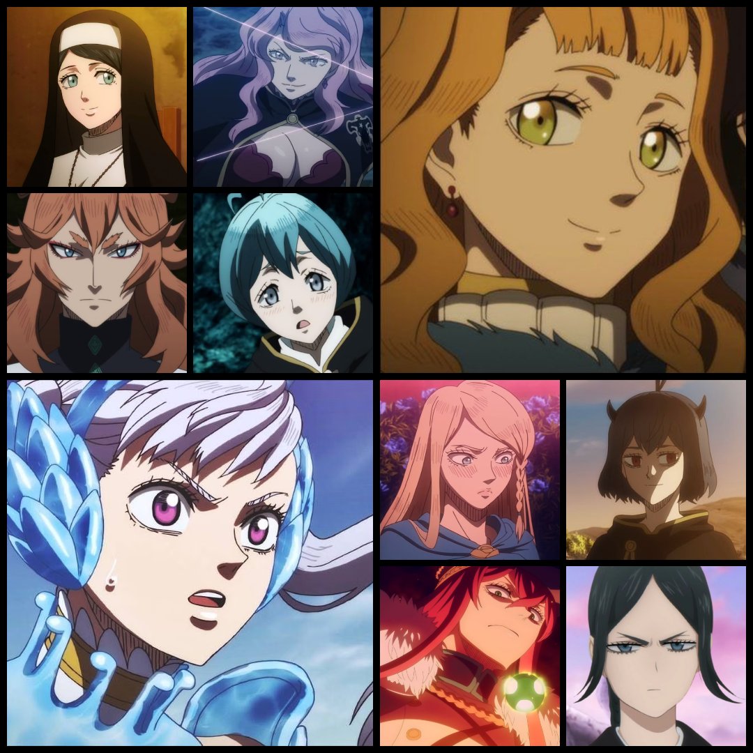 Mack_AttackSays's tweet photo. Who's your waifu in the #BlackClover universe? https://t.co/aZ9M8RqPap