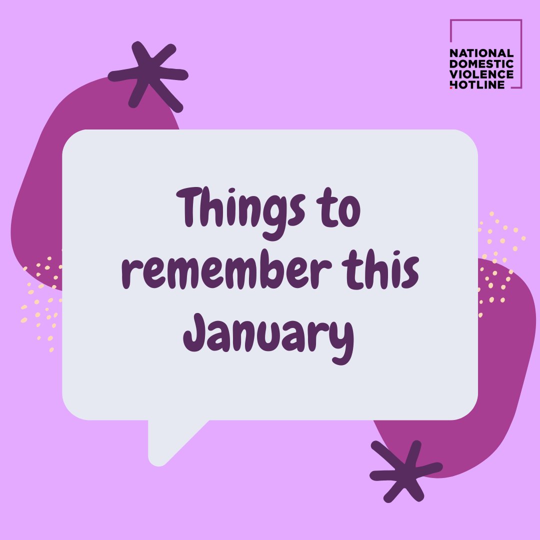 ndvh's tweet photo. Things to remember this January:

🕊️ You deserve safety and peace
😌 Boundaries are self-care
🎉 Celebrate small victories

#DomesticViolence #SupportingSurvivors https://t.co/cud5ajz1x1