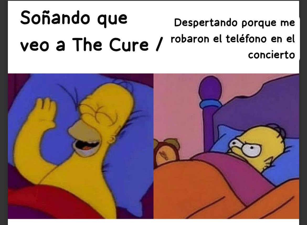 Por eso no puedo soñar cosas bonitas. Desperté del coraje que pasaba en el sueño.