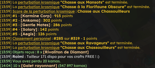 Un grand merci à cette personne bien trop pressée de faire du bénef'