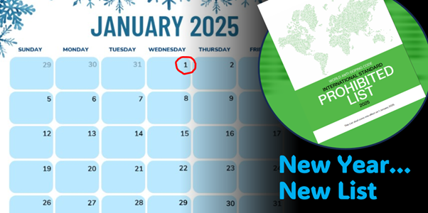 PureWinnerNI's tweet image. 📢Athletes' - don't forget to re-check all your medications on GlobalDRO as the 2025 Prohibited List is now in effect.   
👉Check out @ukantidoping useful summary of changes: 🔗brnw.ch/21wNOMB