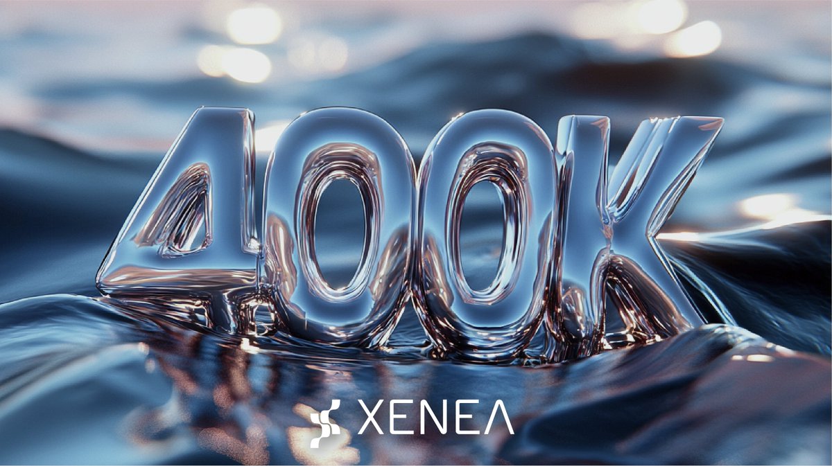 Xenea_io's tweet photo. Milestone Alert! 

We’re thrilled to announce that Xenea has hit 400K followers on X! 🎉 

This incredible journey wouldn’t have been possible without each and every one of you in our amazing community.

Thank you for your unwavering support, engagement, and belief in the future of blockchain innovation with Xenea. 

This is just the beginning- let's continue building, growing, and shaping the decentralized world together! 🌍

Stay tuned for more exciting updates and milestones ahead! 🙌

#Xenea #XENEAwallet