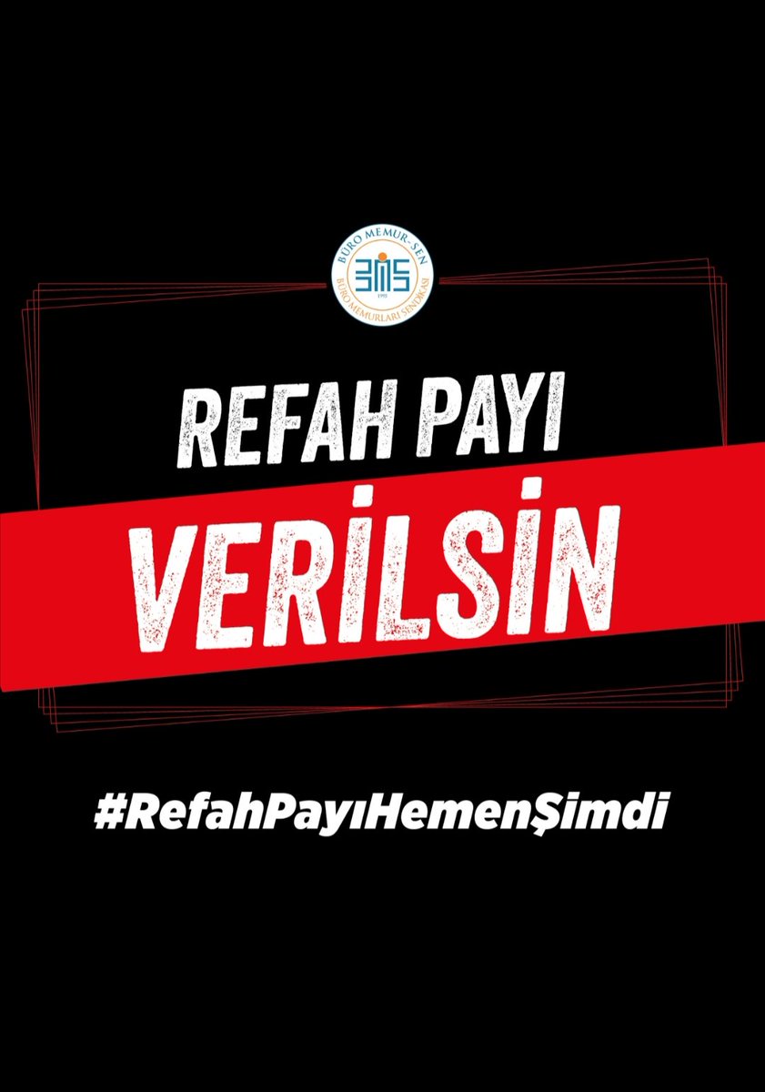 #refahpayıhemenşimdi