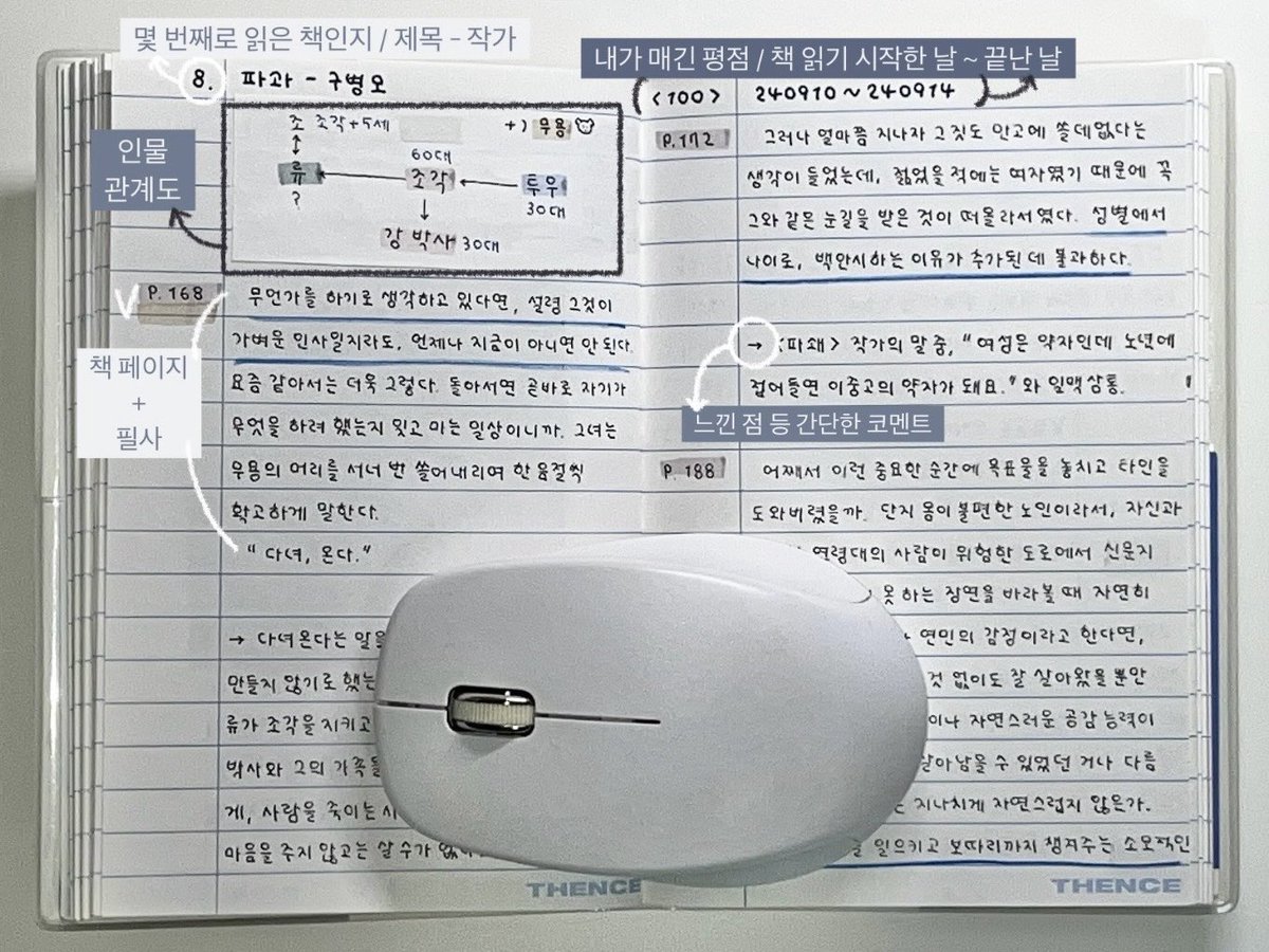 9g0z1k's tweet photo. 독서 노트 쓰는 법
 기록하는 양식!!!?

알려드리겟습니다
ㄴ 니가뭔데
  ㄴ 나꼬직이

1. 칸 나뉜 노트 (마우스)
2. 그냥 유선 노트 (초록 문진) https://t.co/WFwdwmy1Fj