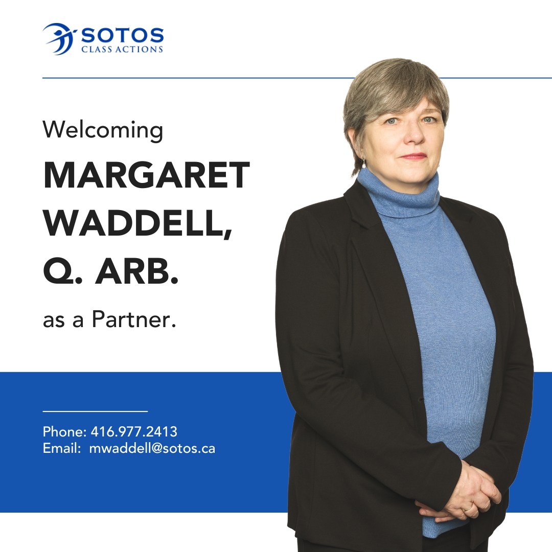 Sotos Class Actions (@classactionscan) on Twitter photo We are pleased to announce that <a href="/MargWaddell/">Margaret L. Waddell</a> has joined Sotos as a partner. To learn more about Margaret, read her full bio here: sotosclassactions.com/team/margaret-…. We are pleased to announce that <a href="/MargWaddell/">Margaret L. Waddell</a> has joined Sotos as a partner. To learn more about Margaret, read her full bio here: sotosclassactions.com/team/margaret-….