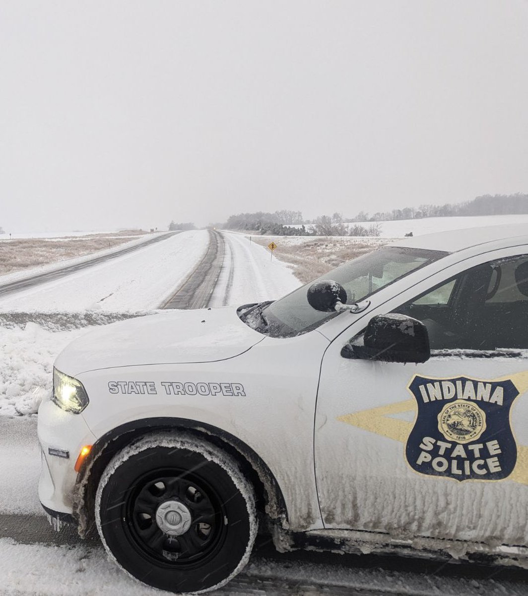 Warrick: Current road conditions on I-64 at the Holland exit. All roadways continue to be snow/ice covered. Traffic is very minimal with very few issues this morning. We appreciate people staying home.