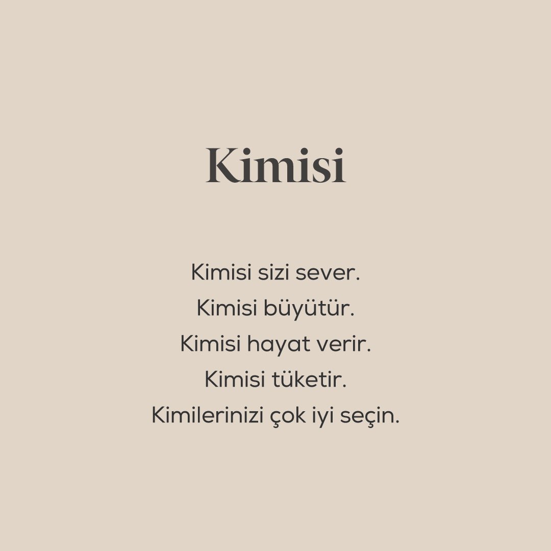 Bu söz çok doğru.