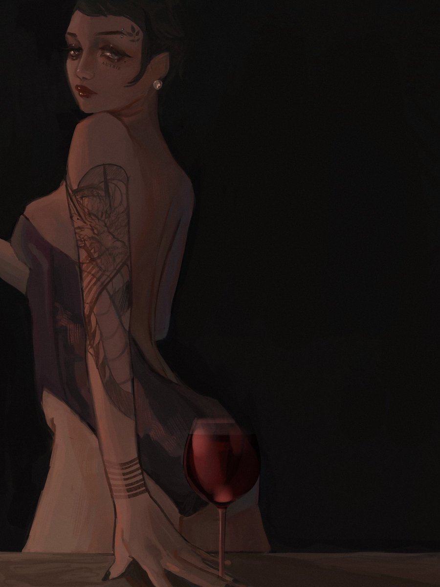 toadhu's tweet photo. Girl with the tattoo 

First piece of 2025??? https://t.co/XmTdMWTcmB