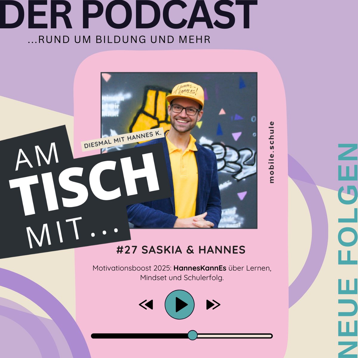 mobile.schule (@mobileschule) on Twitter photo Unsere neue Folge „Am Tisch mit…“ ist online. Und das Beste! <a href="/ebel_saskia/">Saskia Ebel</a> ist wieder am Start!
mobileschule.net/podcast
Jetzt reinhören 🎧
—
<a href="/halfman1334/">Andreas Hofmann</a> #mobileschule #podcast Unsere neue Folge „Am Tisch mit…“ ist online. Und das Beste! <a href="/ebel_saskia/">Saskia Ebel</a> ist wieder am Start!
mobileschule.net/podcast
Jetzt reinhören 🎧
—
<a href="/halfman1334/">Andreas Hofmann</a> #mobileschule #podcast
