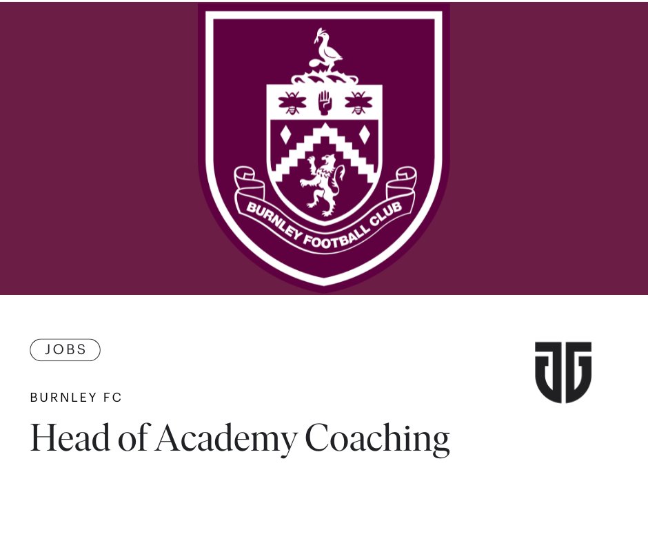 Training Ground Guru (@ground_guru) on Twitter photo 🚨 NEW JOB ALERT!
Head of Academy Coaching <a href="/BurnleyOfficial/">Burnley FC</a>
🔗trainingground.guru/job/head-of-ac… 🚨 NEW JOB ALERT!
Head of Academy Coaching <a href="/BurnleyOfficial/">Burnley FC</a>
🔗trainingground.guru/job/head-of-ac…