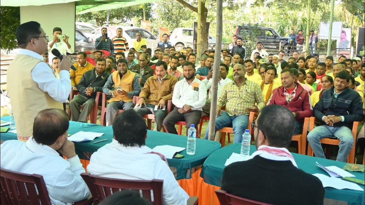 DilipSaikia4Bjp's tweet image. Hon’ble Minister Shri @LalanSingh_1 launched the ₹38 crore Goru Khuti project under PMMSY, including an Aqua Park and Brood Bank. 

Grateful to PM @narendramodi Ji and CM @himantabiswa Ji for their support. 

#PMMSY #AssamDevelopment