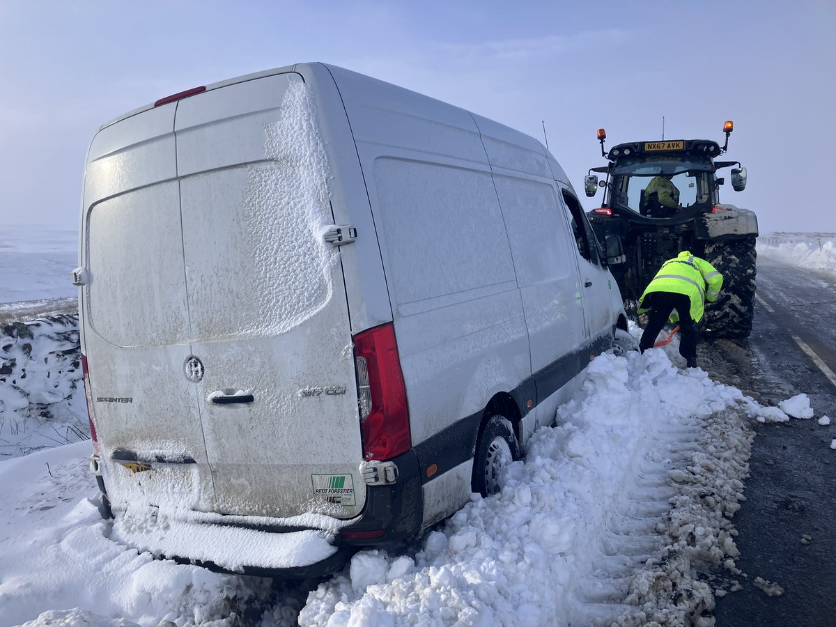 Those trying to find an alternative route to the A66 are having to be rescued by Durham Police and Mountain Rescue. More on <a href="/itvtynetees/">ITV News Tyne Tees</a> at 6pm and itv.com/news/tyne-tees…