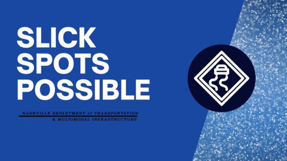 ❄️➡️ With temperatures falling, some moisture on roadways could freeze—especially on bridges and overpasses. Our inspectors are out driving roadways &amp; monitoring conditions to treat them as needed. Drive carefully, Nashville!